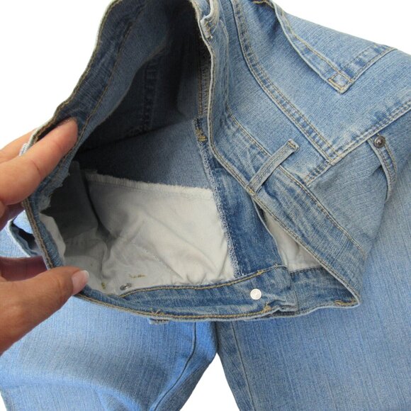 Gloria Vanderbilt Women Amanda Capri Jeans Size 10 -Stretch-classic-Straight leg - Picture 6 of 10